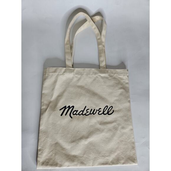 Madewell The Reusable Tote Bag Biwn Fait Canvas Multi - Picture 1 of 4